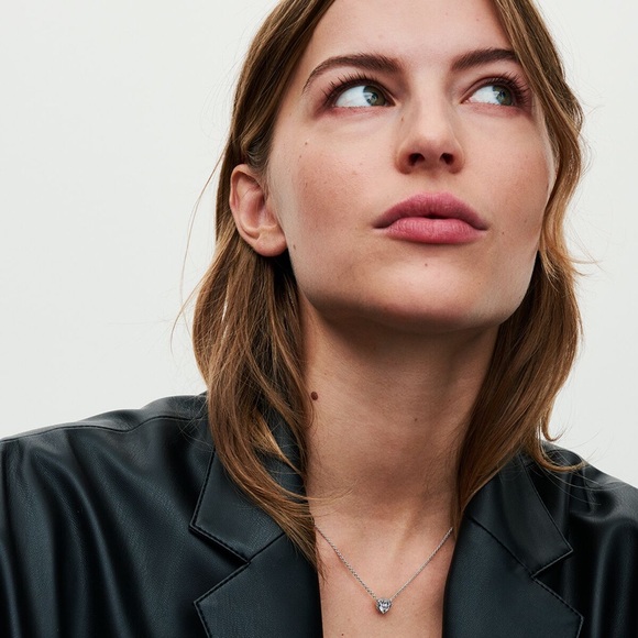 Pandora Elevated Heart Necklace - Great Condition - Picture 5 of 5